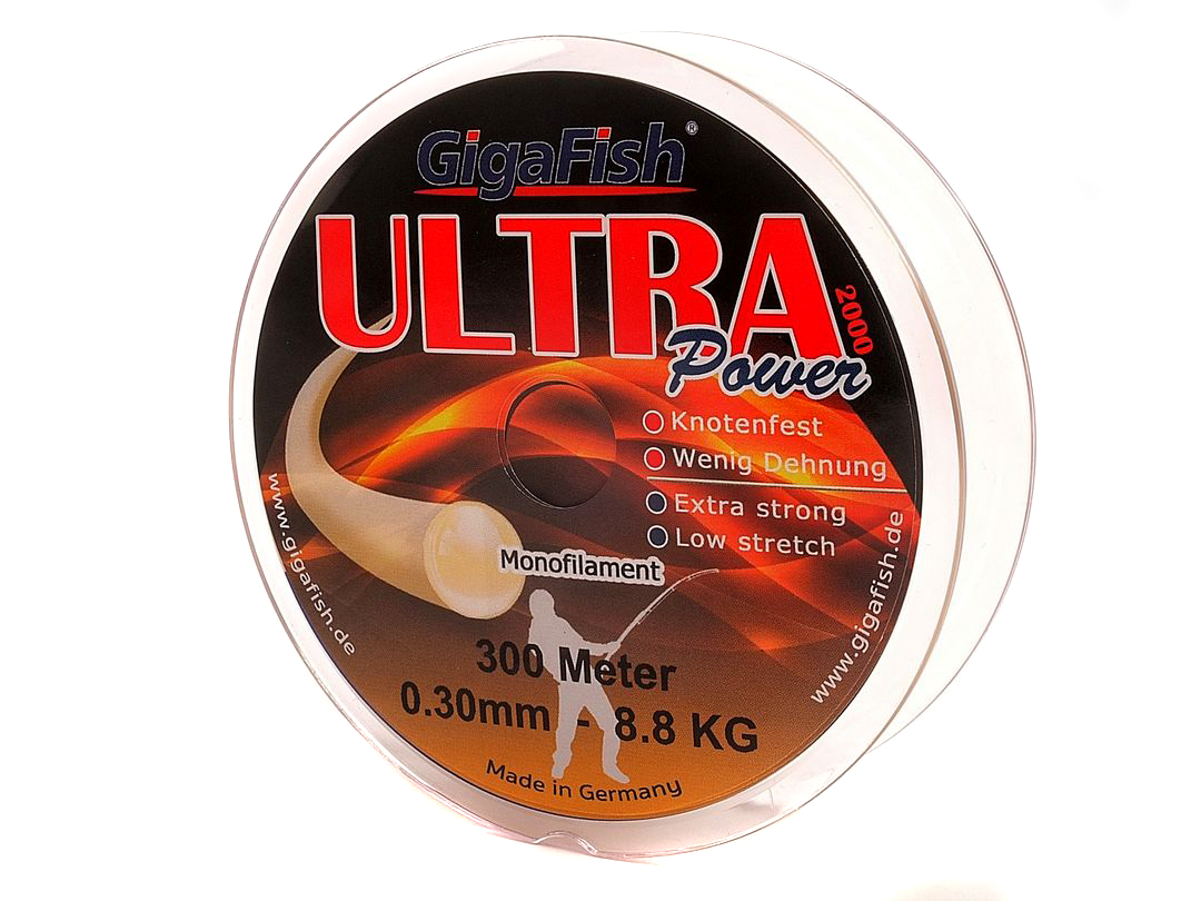 Power Cast STRONG Monofile Angelschnur – Abriebfest & Mit Sinkender Funktion (500m, Verschiedene Stärken)