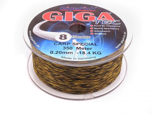 GIGA TEC CARP - Sinkende Geflochtene